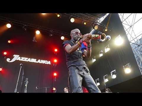 Jazzablanca festival scene at Anfa Park, Casablanca, Morocco
