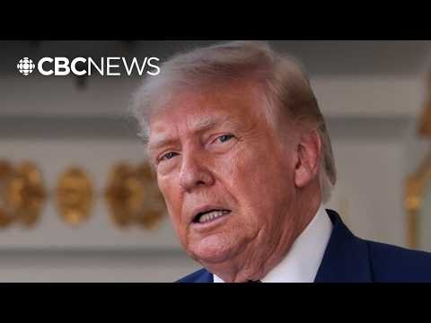 CBC News report thumbnail showing Trump tariff announcement affecting Canada and global trade in July 2026