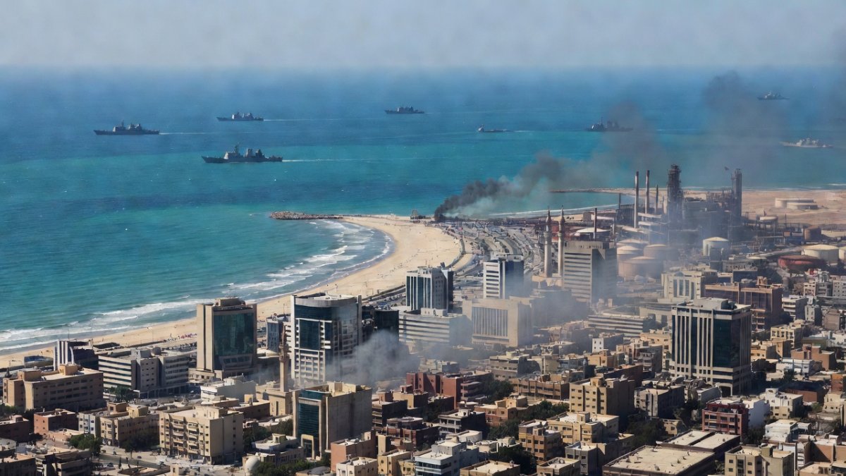 US-Iran War Night 7: Iran Strikes Kuwait as Blockade Bites