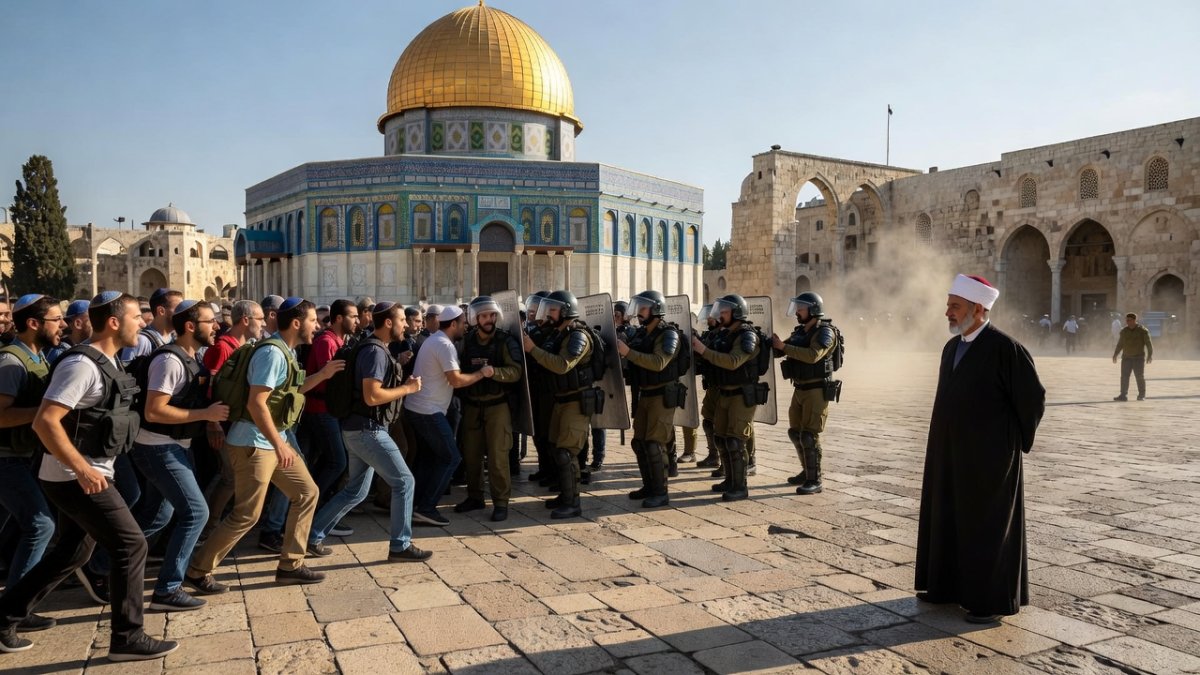 Record Settler Incursions and Barring of Grand Mufti Mark Escalation at Al-Aqsa Mosque