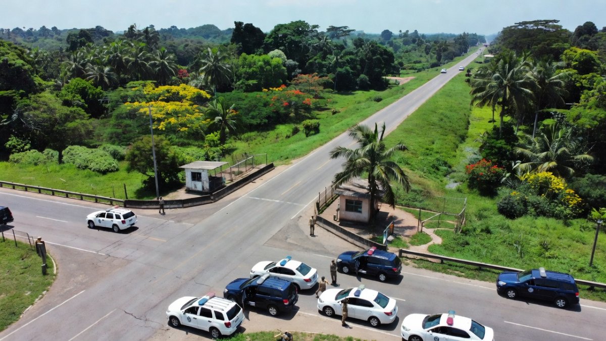 South American border patrol operations against transnational crime