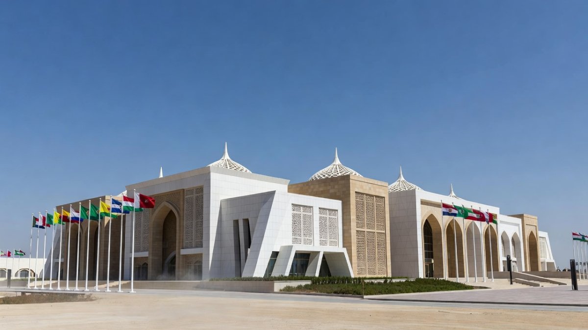 Diplomatic talks venue in Doha, Qatar