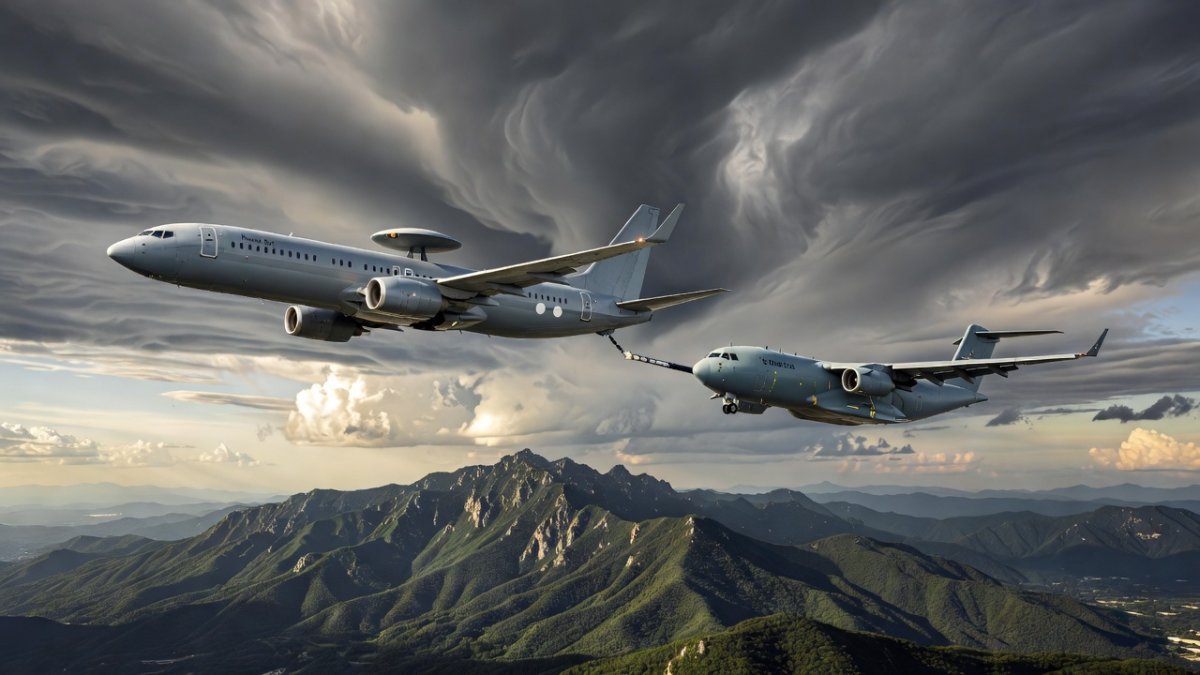 South Korea E-737 Peace Eye Aerial Refueling Qualification Enhances ROKAF Endurance