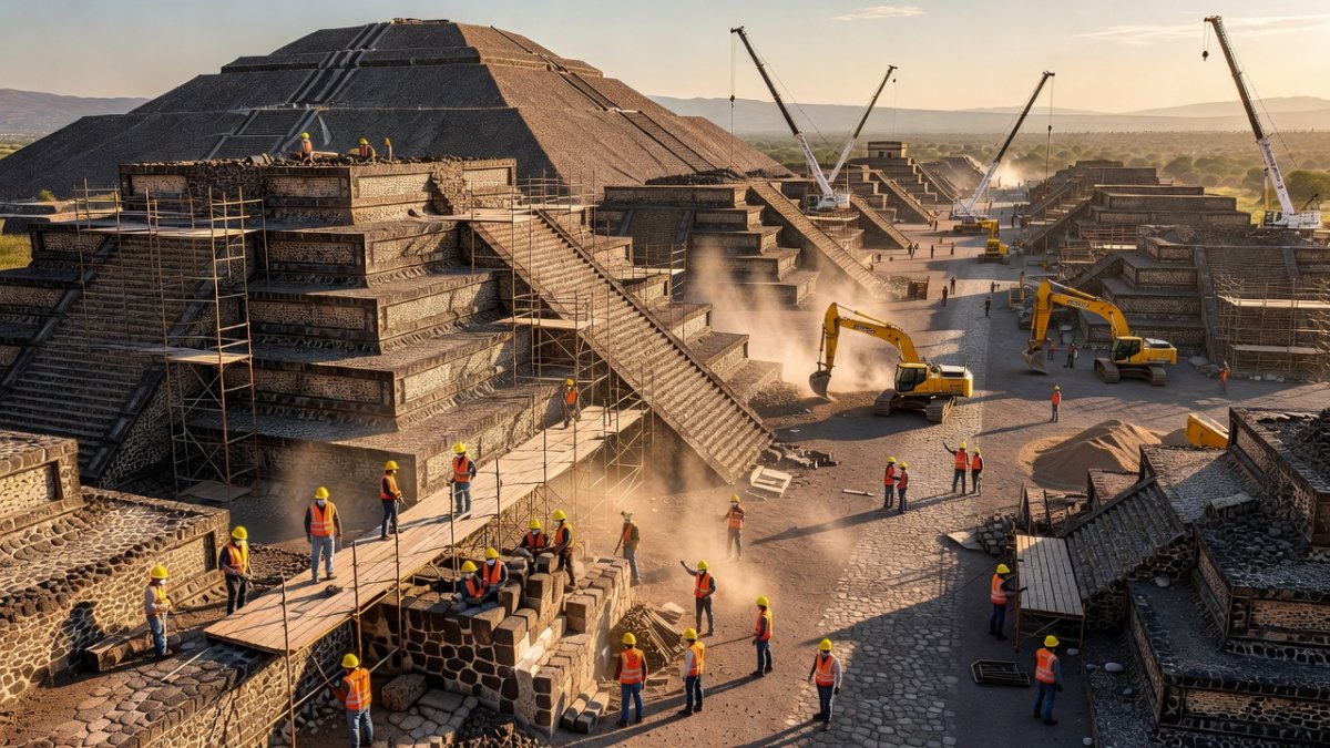 Teotihuacán gets its biggest makeover in 30 years ahead of the World Cup
