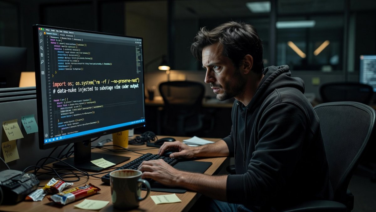 Fed up with vibe coders, dev sneaks data-nuking prompt injection into their code