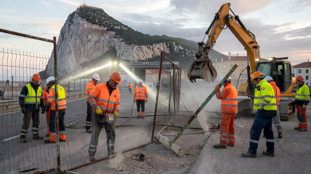 Spain Removes Gibraltar Border Fence in Landmark Post-Brexit Deal
