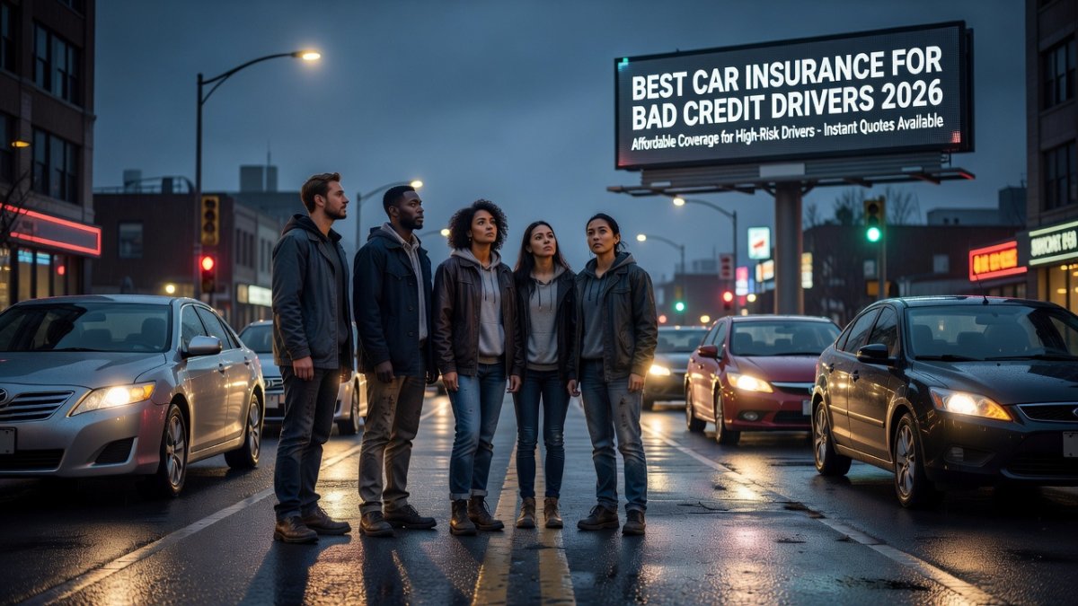 Best Car Insurance for Bad Credit Drivers 2026