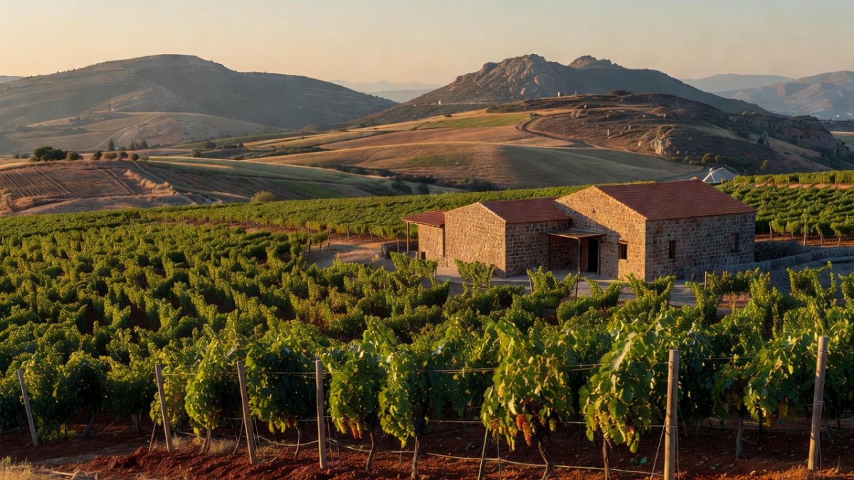 Golan Heights Winery in Katzrin, one of Israel's premier winemaking facilities