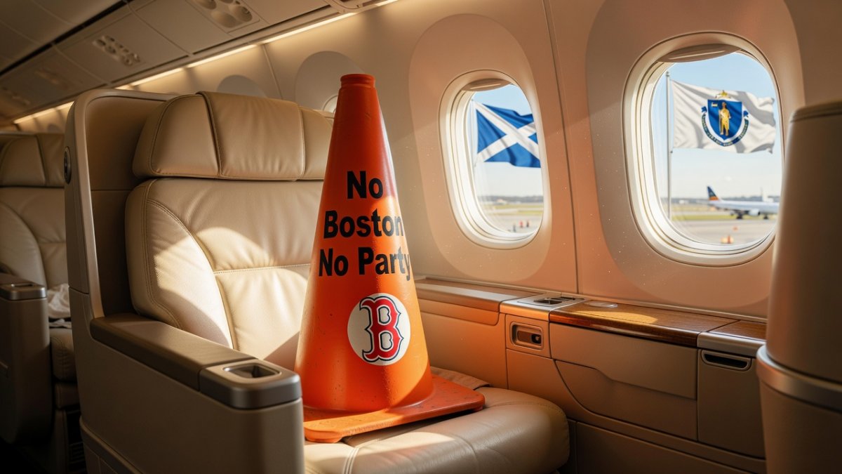 Scottish Traffic Cone Flies First Class to Boston in Unlikely Symbol of World Cup Friendship