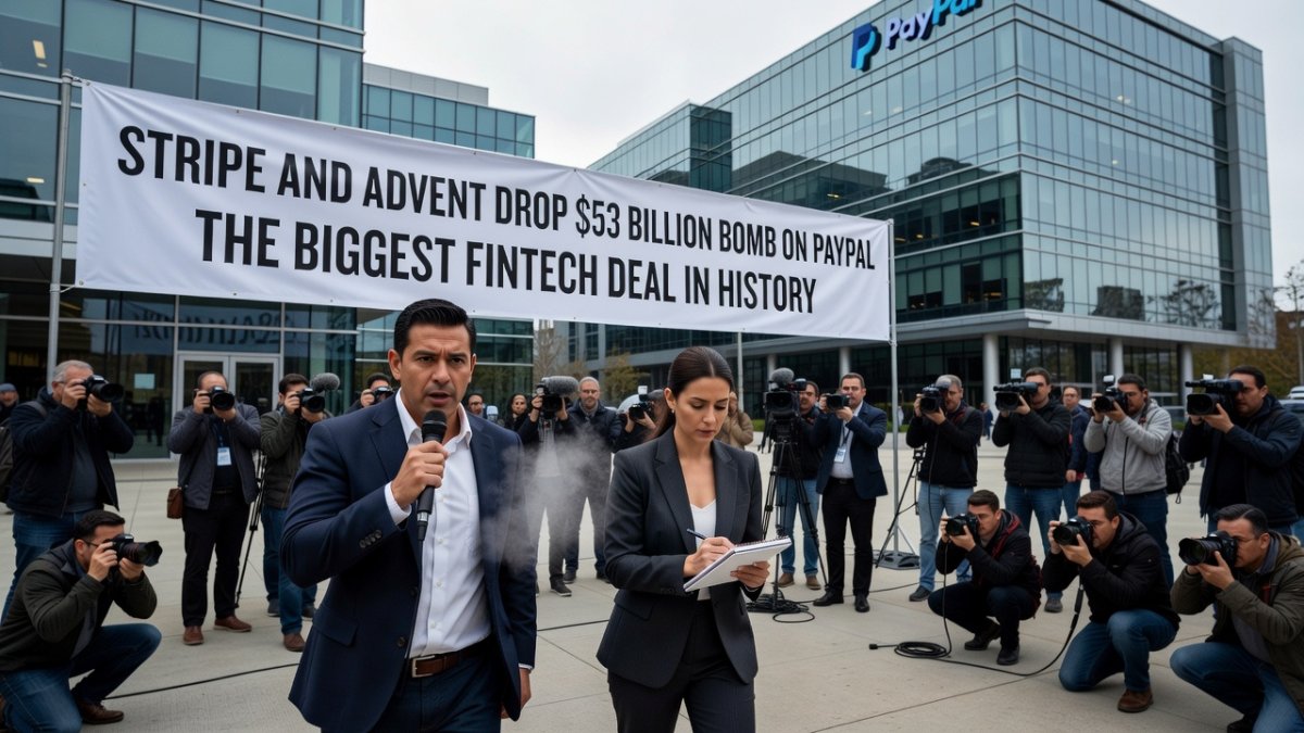 Stripe and Advent Drop $53 Billion Bomb on PayPal