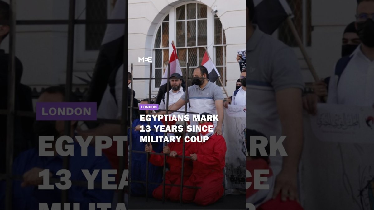 Egyptians Mark 13 Years Since Military Coup with Global Protests Over Gaza Complicity