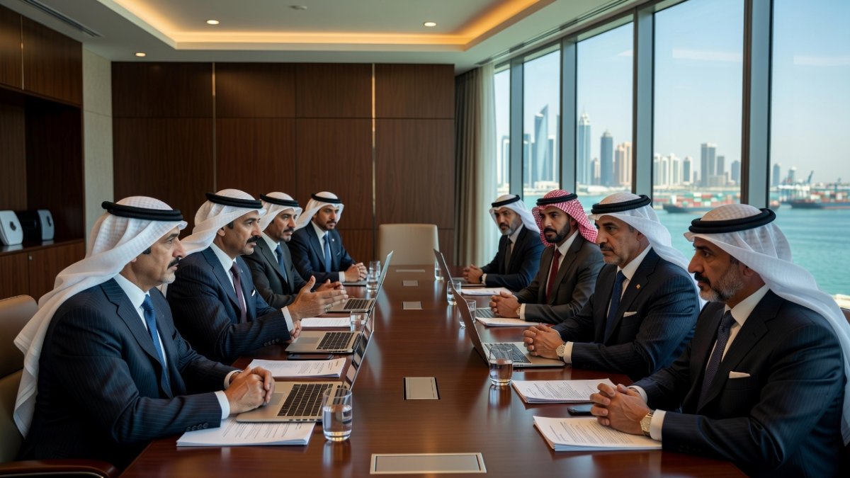 GCC leaders discussing regional security