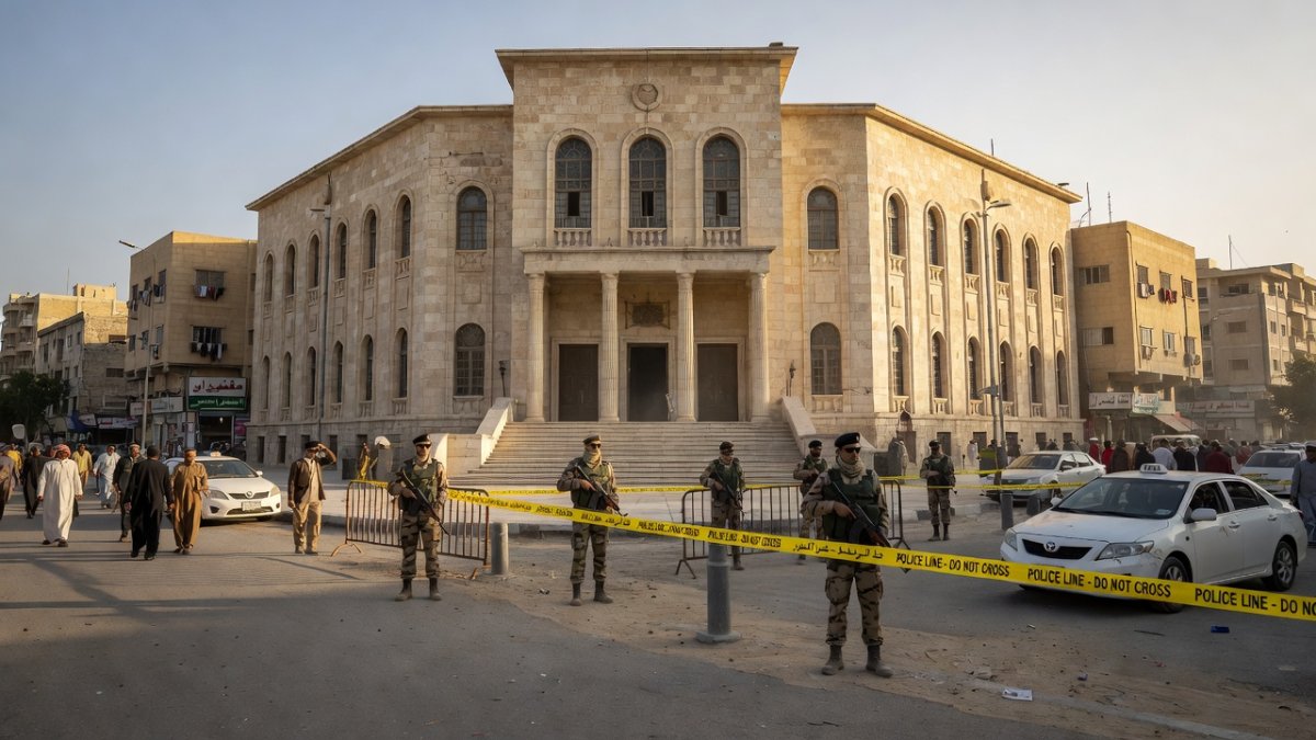 Palace of Justice in central Damascus