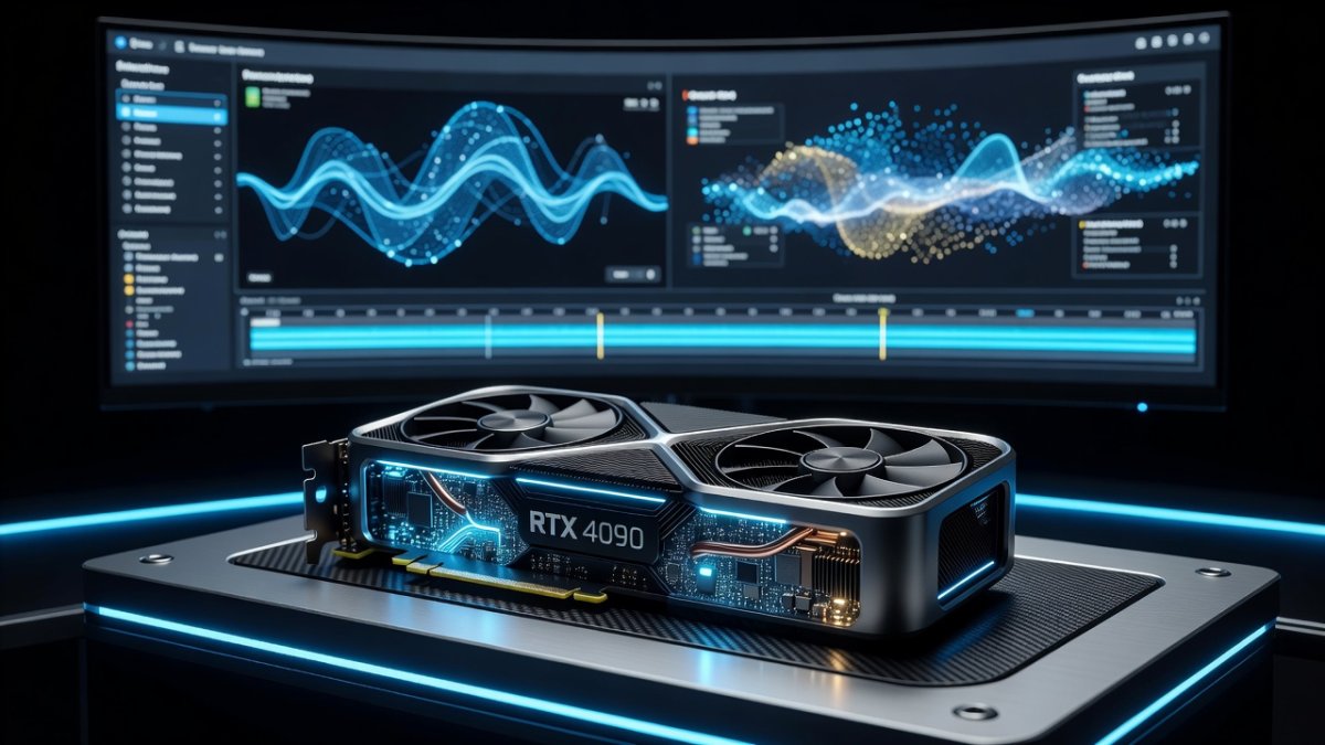 NVIDIA RTX GPU running AI video generation locally