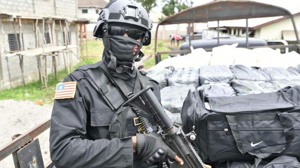 Cocaine worth 70m seized in Liberia's biggest-ever drugs bust