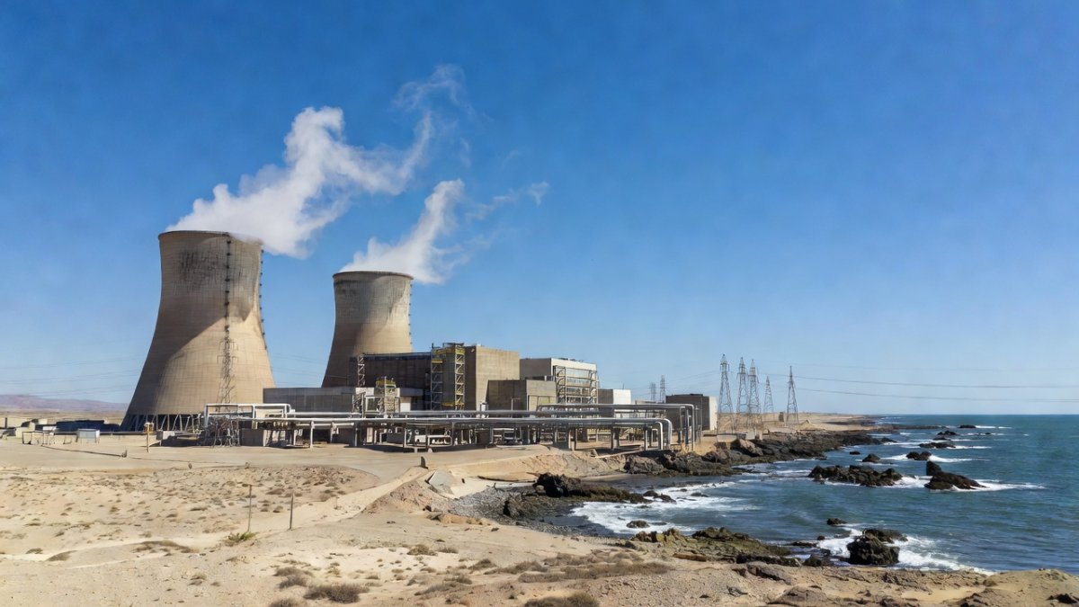 Nuclear power plant cooling towers