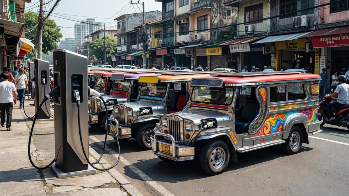 Charging station for e-jeepneys