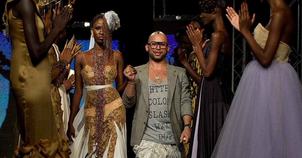 Ivorian fashion showcase featuring traditional textiles and modern design