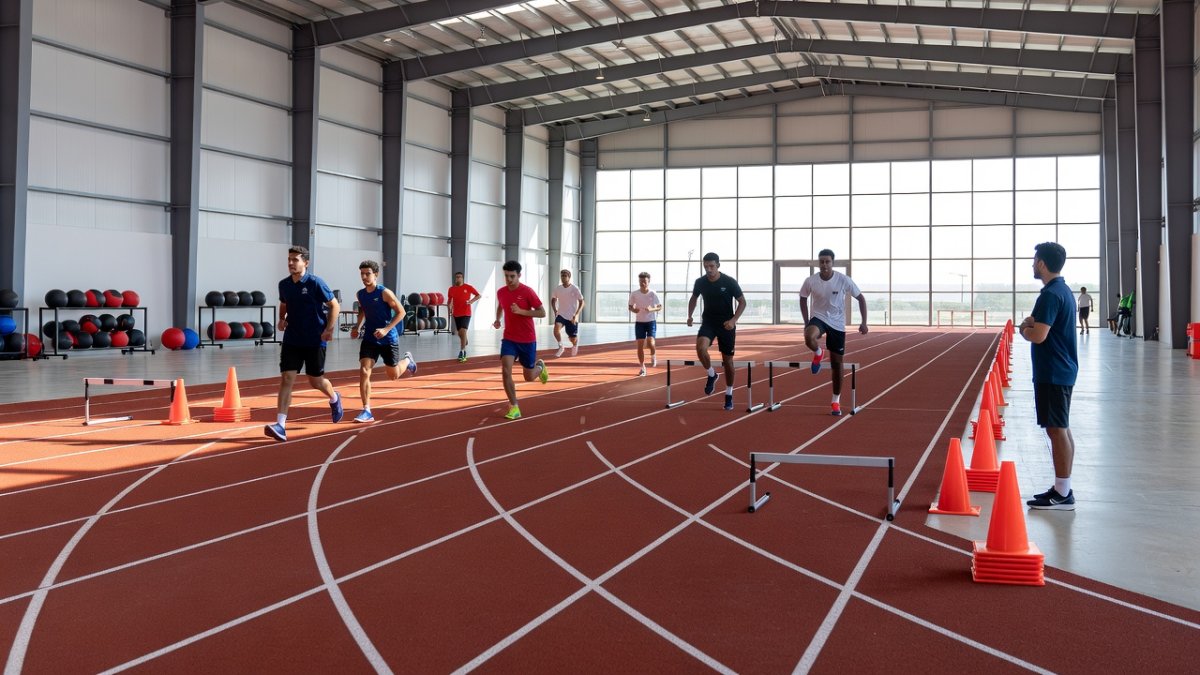 Aspire Academy training facility in Doha, Qatars elite residential sports academy