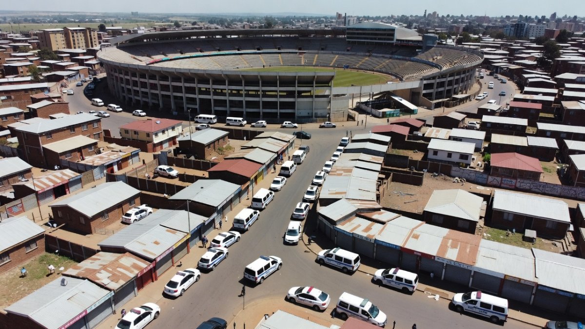 Soweto Derby atmosphere at Orlando Stadium