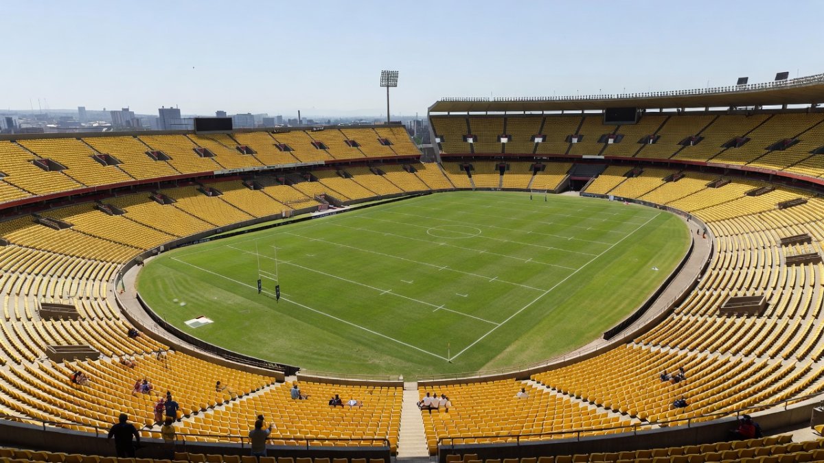 Ellis Park stadium in Johannesburg, one of the venues hosting the Rugby's Greatest Rivalry tour