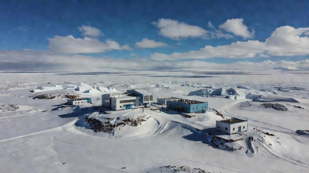 Bharati research station in Antarctica, operated by India's polar research programme