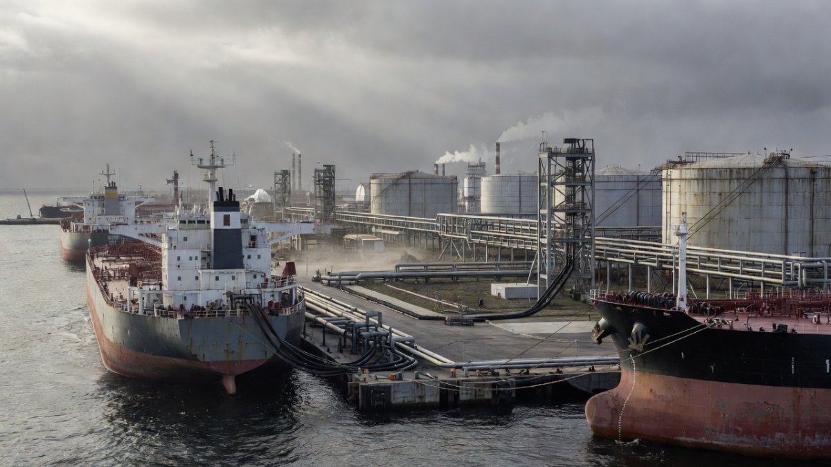 Russian Black Sea Oil Terminal Halts Operations Amid Ukrainian Drone Threat