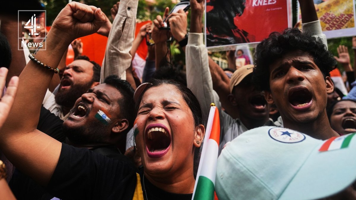 Cockroach Janta Party founder Abhijeet Dipke speaks to supporters at Jantar Mantar on 25 July 2026