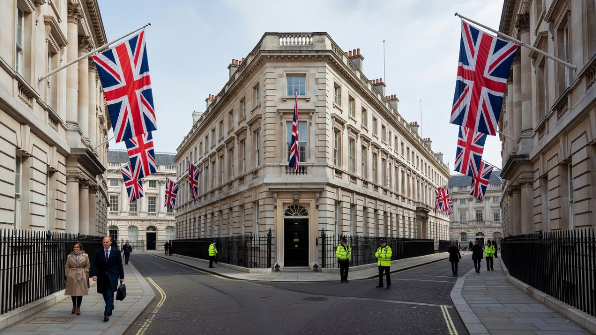 10 Downing Street, official government building in Westminster, London