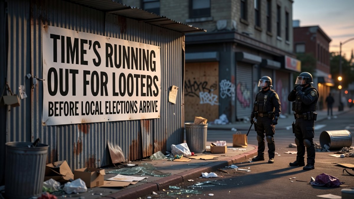 ‘Time’s running out for looters’ before local elections arrive