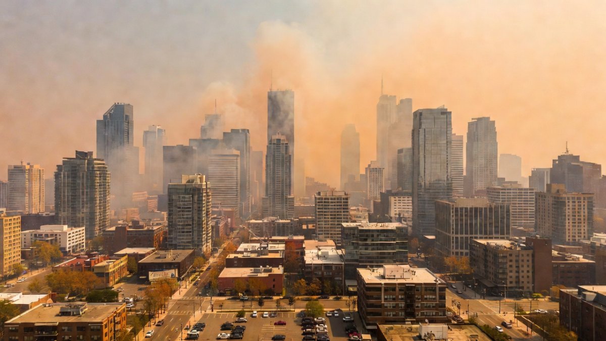Canada Wildfires Choke US Cities With Toxic Smoke