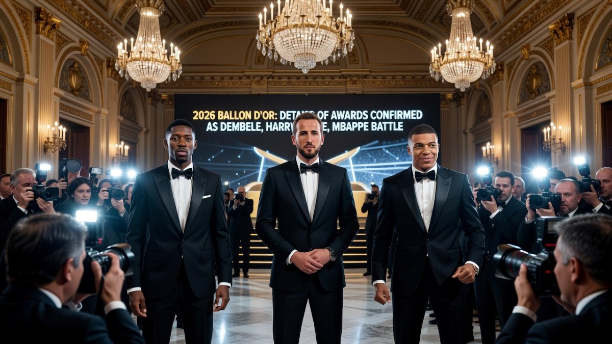 2026 Ballon d’Or: Details of awards confirmed as Dembele, Harry Kane, Mbappe battle