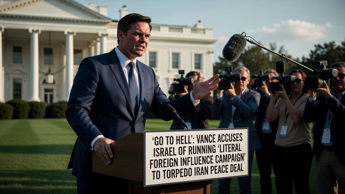 'Go to Hell': Vance Accuses Israel of Running 'Literal Foreign Influence Campaign' to Torpedo Iran Peace Deal