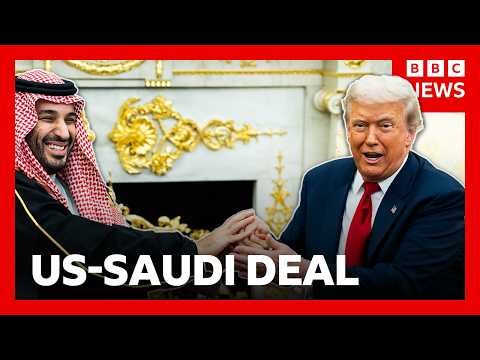 BBC News video thumbnail: What we know about the US-Saudi nuclear deal