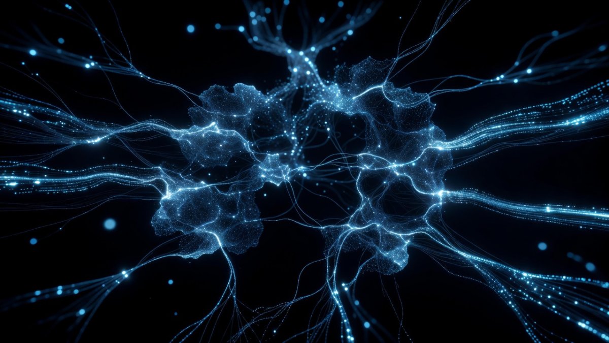 AI neural network visualization representing Claude Opus 5 capabilities