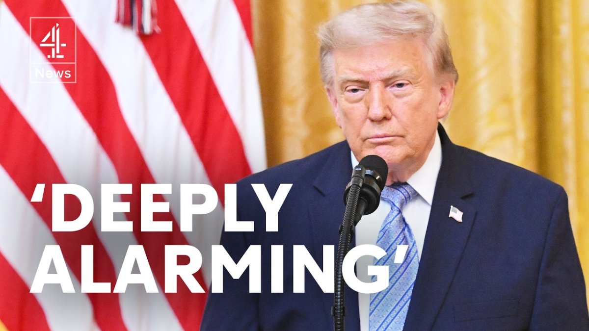 Channel 4 News report on Trump's election meddling allegations