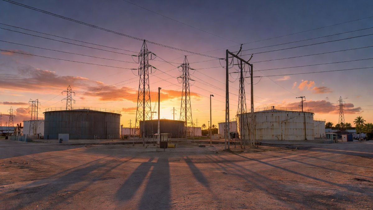 Cuba fuel crisis and oil blockade impact on energy infrastructure