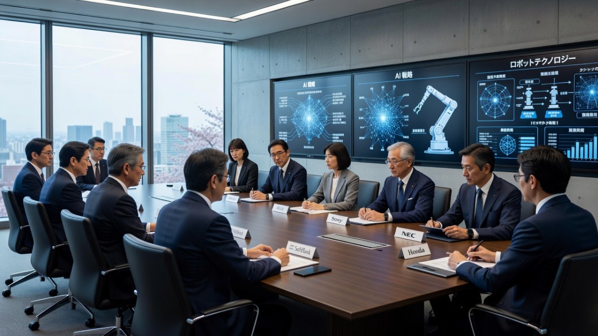 Japanese manufacturing robots and AI systems