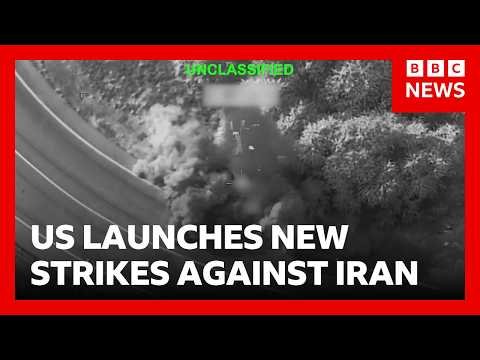 BBC News thumbnail of US-Iran conflict coverage