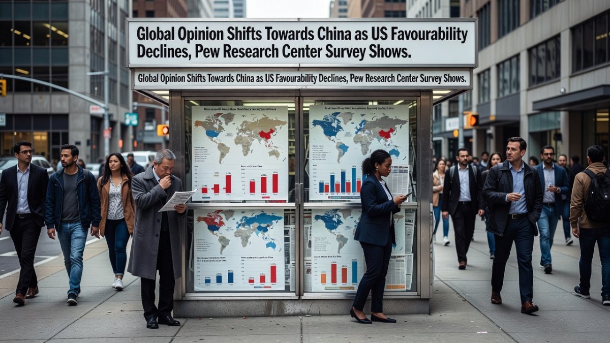 Global Opinion Shifts Towards China as US Favourability Declines, Pew Research Center Survey Shows