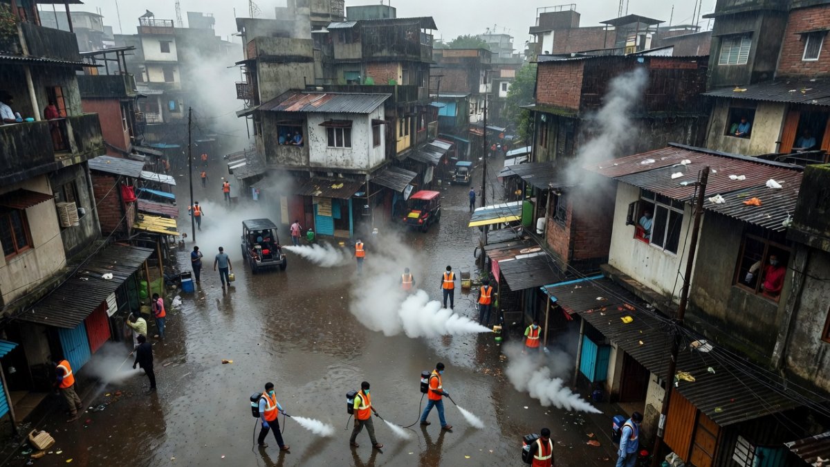 Mosquito fogging and vector control remain essential alongside vaccination in India