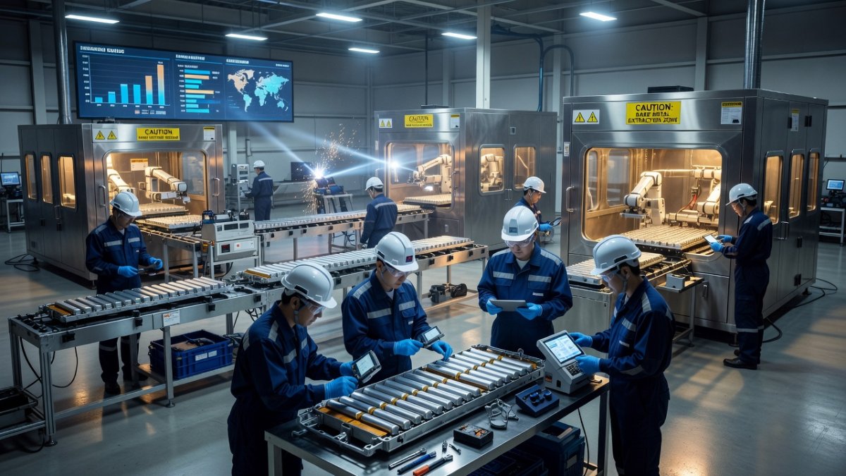 EV Battery Upcycling Potential Drives Japanese Innovation in Rare Metal Recovery