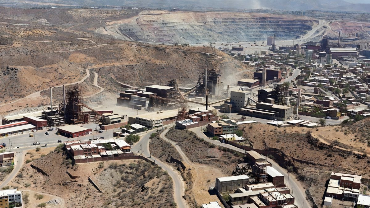 Aerial view of Fresnillo, Zacatecas, a mining city and key drug trafficking hub