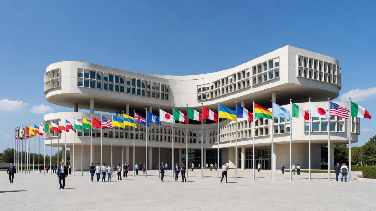 UNESCO headquarters in Paris exterior