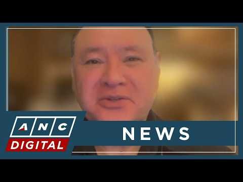 Defense Secretary Gilberto Teodoro Jr. addressing the media