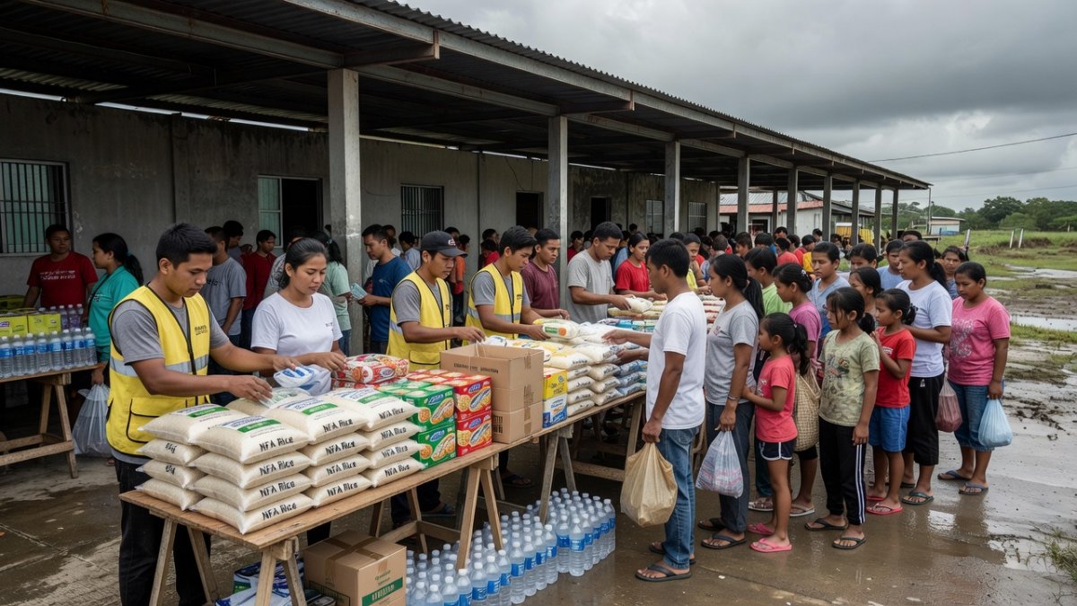 Typhoon Inday evacuation and relief operations