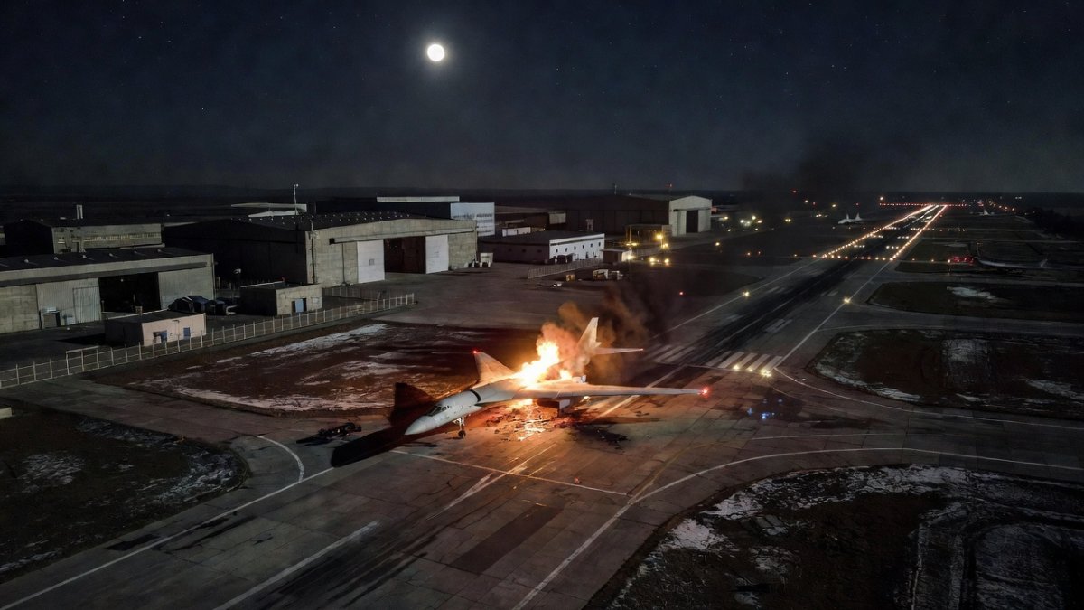 Ukraine Destroys Tu-95 Bomber 800 km Inside Russia