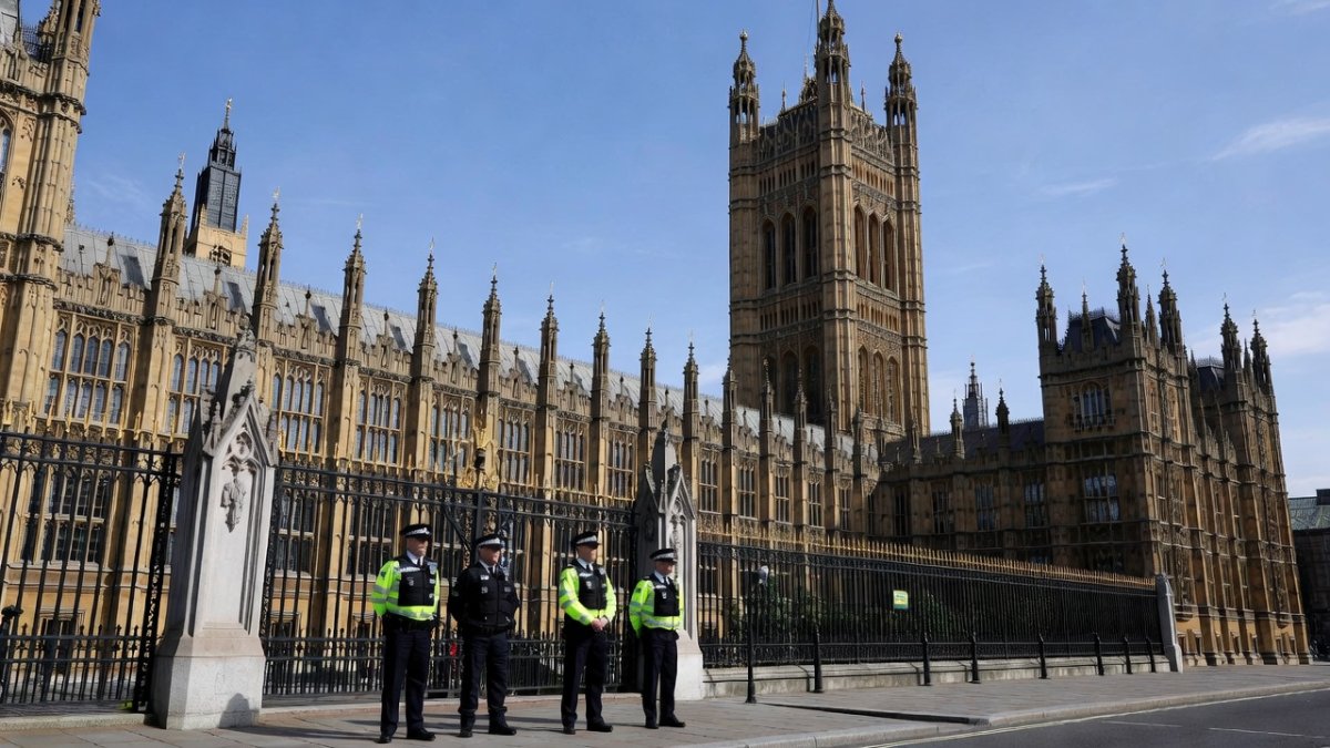 The Houses of Parliament in Westminster, London