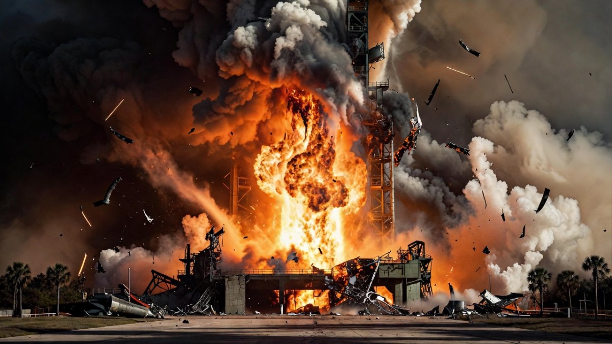The most spectacular rocket explosion since N1 just happened in Florida