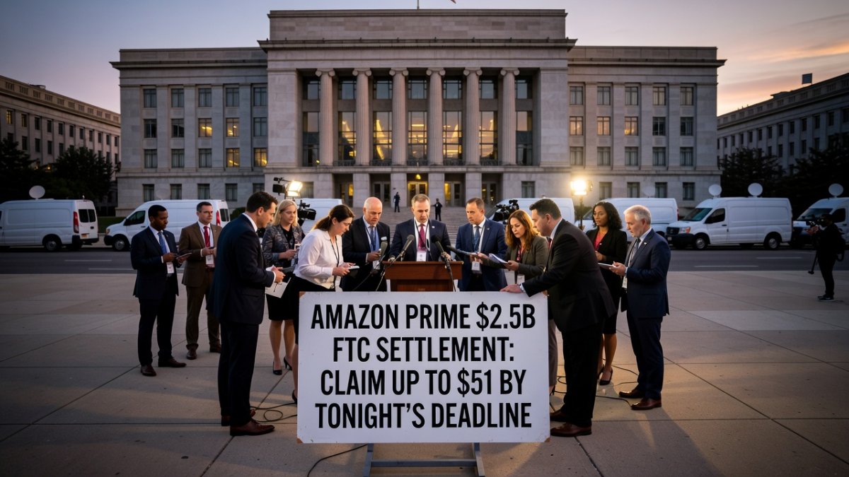 Amazon Prime $2.5B FTC Settlement: Claim Up to $51 by Tonight's Deadline